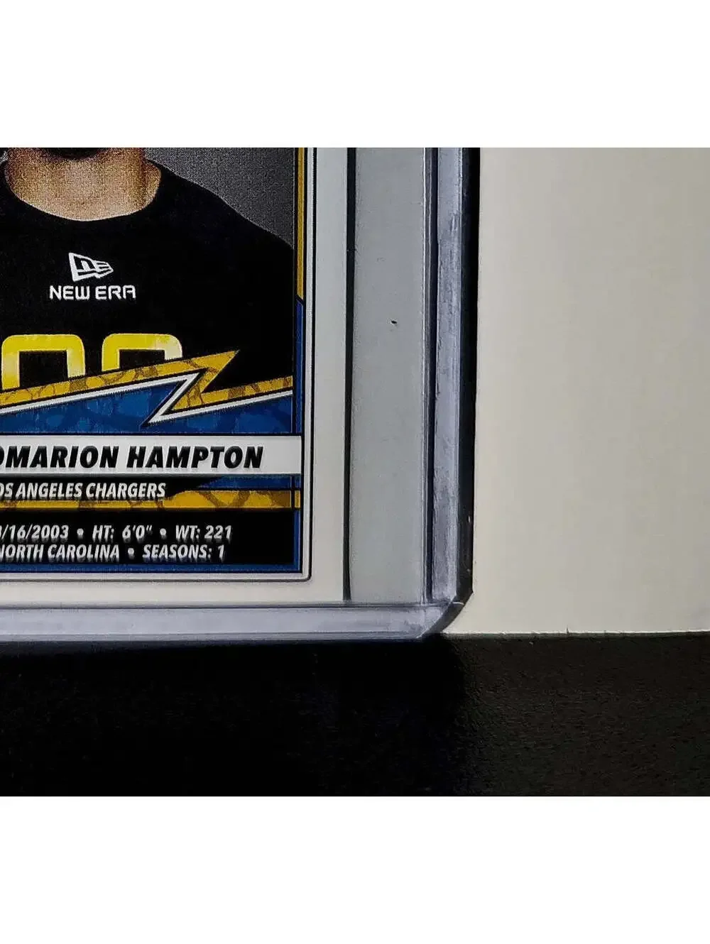 Omarion Hampton Rookie 2025 Panini NFL #286 Sticker Chargers